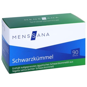 SCHWARZKÜMMEL MENSSANA Kapseln 90 St Kapseln Produktbild