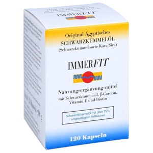 SCHWARZKÜMMELÖL Immerfit Kapseln Produktbild
