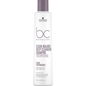 Schwarzkopf Professional BC Clean Balance Deep Cleansing Shampoo - 250 ml. produktbillede