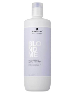 Schwarzkopf BlondMe Bond Repair Purple Shampoo 1000 ml Produktbild