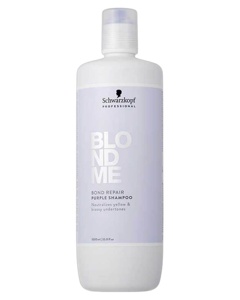 Schwarzkopf Blondme Bond Repair Purple Shampoo 1000ml produktbillede