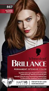 Schwarzkopf Brillance Permanent Intensive Color 867 Autumn Brown 1 pcs produkt bild