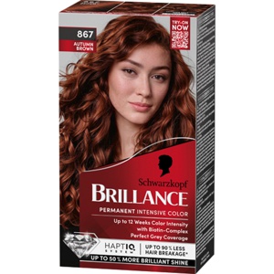 Schwarzkopf Brillance Permanent Intensive Color 867 Autumn Brown - 1 pcs produktbillede