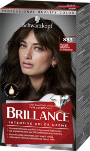 Schwarzkopf Brillance Intensive Color Creme 883 Magic Black Brown 1 pcs produkt bild