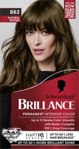 Schwarzkopf Brillance Permanent Intensive Color 862 Natural Brown produkt bild