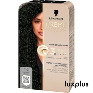 Schwarzkopf Creme Supreme 1-0 Natural Black produktbilde