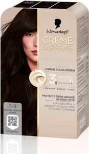 Schwarzkopf Creme Supreme 3-0 Natural Darkest Brown produktbilde