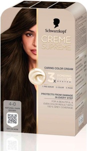 Schwarzkopf Creme Supreme 4-0 Natural Dark Brown produktbilde