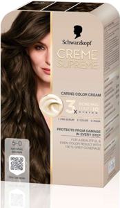 Schwarzkopf Creme Supreme 5-0 Natural Brown produkt bild