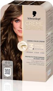 Schwarzkopf Creme Supreme 6-0 Natural Light Brown produkt bild
