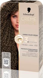 Schwarzkopf Creme Supreme 6-16 Cool Ash Light Brown produkt bild