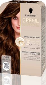Schwarzkopf Creme Supreme 6-68 Light Caramel Brown produkt bild