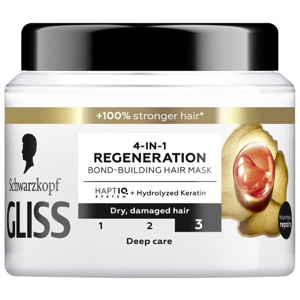 Schwarzkopf Gliss 4-In-1 Regeneration Bond-Building Hair Mask 400 ml produktbillede