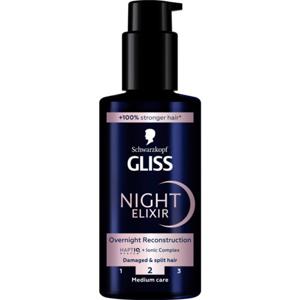 Schwarzkopf Gliss Night Elixir Overnight Reconstruction 100 ml produkt bild