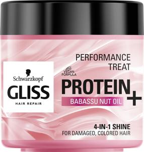 Schwarzkopf Gliss Kur Performance Treat 4-in-1 Shine Mask 400 ml produkt bild