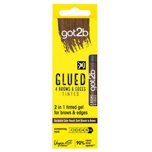 Got2b Glued 4 Brows & Edges Tinted Dark Brown - 16 ml produktbillede