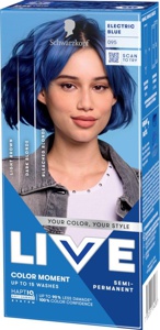 Schwarzkopf Live Ultra Brights 95 Electric Blue produktbillede