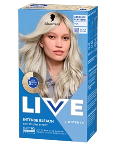 Schwarzkopf LIVE Intense Bleach 00A Absolute Platinum produktbillede