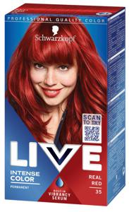 Schwarzkopf LIVE Intense Color 35 Real Red produkt bild