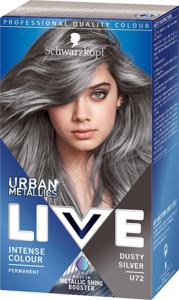 Schwarzkopf LIVE Urban Metallics Dusty Silver U72 1 pcs produkt bild