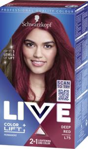 Schwarzkopf LIVE Intense Color L75 Deep Red produkt bild
