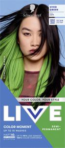 Schwarzkopf LIVE Ultra Brights 024 Vivid Green produkt bild