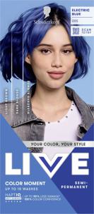 Schwarzkopf LIVE Ultra Brights 95 Electric Blue produkt bild