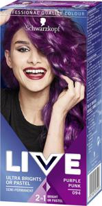 Schwarzkopf Live Ultra Brights or Pastel Hårfärg 094 Purple Punk produkt bild