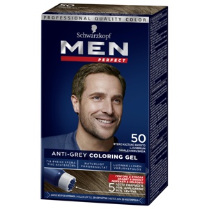 Schwarzkopf Men Perfect 50 Light Brown 80ml produkt bild