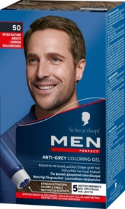 Schwarzkopf Men Perfect Anti-Grey Coloring Gel 50 Light Brown produktbilde