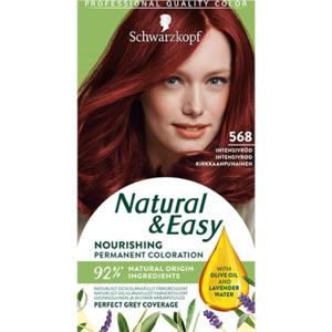 Schwarzkopf Natural & Easy 568 Intensivröd produkt bild