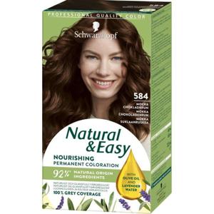 Schwarzkopf Natural & Easy 584 Mocka Chokladbrun produkt bild