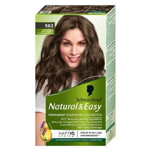 Schwarzkopf Natural & Easy Hair Color 563 Sval Ljusbrun produktbilde