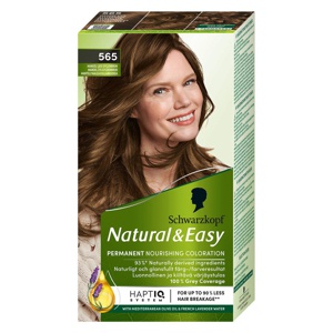 Schwarzkopf Natural & Easy Hair Color 565 Mandel Ljus Gyllenbrun produktbilde