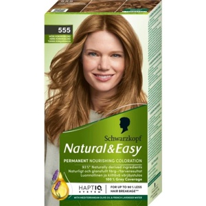 Schwarzkopf Natural & Easy Permanent Nourishing Coloration 555 Mørk Honningblond produktbilde