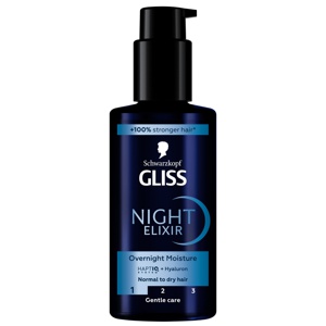 Schwarzkopf Gliss Night Elixir Overnight Moisture 100 ml produktbillede
