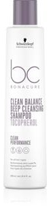BC Bonacure Clean Balance Deep Cleansing Shampoo Tocopherol, 250 ml produkt bild