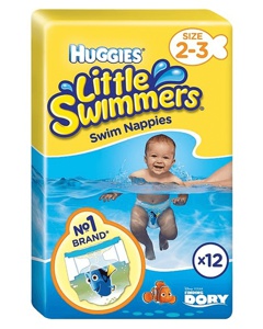 Schwimmwindeln, Gr. 2-3 (3-8 kg), 12 St Produktbild