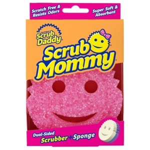 Scrub Daddy Scrub Mommy Dual-sided Scrubber + Sponge Pink produkt bild