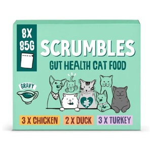 Scrumbles Gut Health Cat Food Pouches Meat in Gravy Selection product image