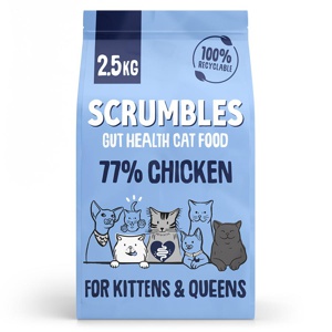 Scrumbles Kittens & Queens Chicken Dry Cat Food product image