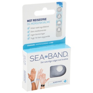 Sea-Band akupressurarmbånd standard 1 par produktbilde