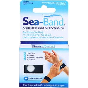 SEA-BAND Akupressurband f.Erwachsene black Produktbild