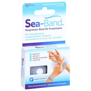 Sea-Band Akupressurband für Erwachsene grau, 2 St n.v. Produktbild