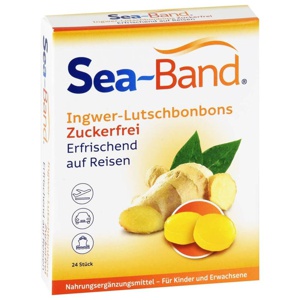 Sea-Band Ingwer-Lutschbonbons zuckerfrei 24 St Bonbons Produktbild