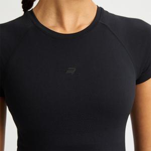 Seamless Flex T-shirt Svart produkt bild