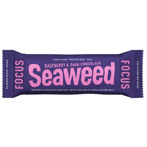 Seaweed Focus Protein Bar Raspberry 50 g produkt bild