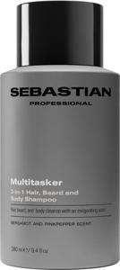 Sebastian Professional Multitasker for Men 3-in-1 Hair, Beard and Body Shampoo 280 ml produkt bild