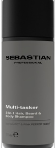 Sebastian Professional Multitasker for Men 3-in-1 Hair Beard and Body Shampoo 50 ml Produktbild