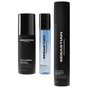 Sebastian Professional Styling Favourites - Texturspray, värmeskydd och hårspray 150 ml + 150 ml + 400 ml 700 ml produktbillede